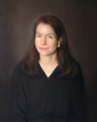 Portrait of a lady with dark hair